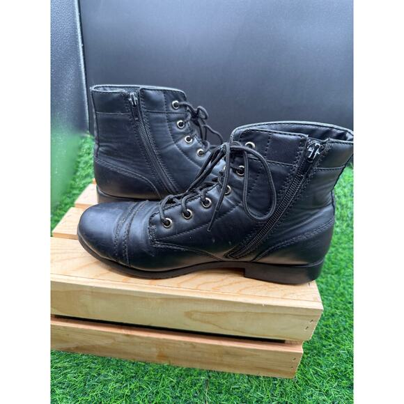 TredSafe- NonSlip- Combat Boots- Black-Size 7.5M - Picture 8 of 10
